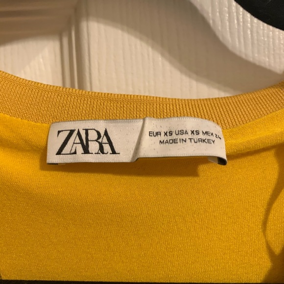 Zara Yellow Blouse - Picture 6 of 14